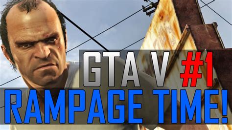 GTA V TREVOR MILITARY RAMPAGE ! (GTA 5 Free Roam #1) - YouTube