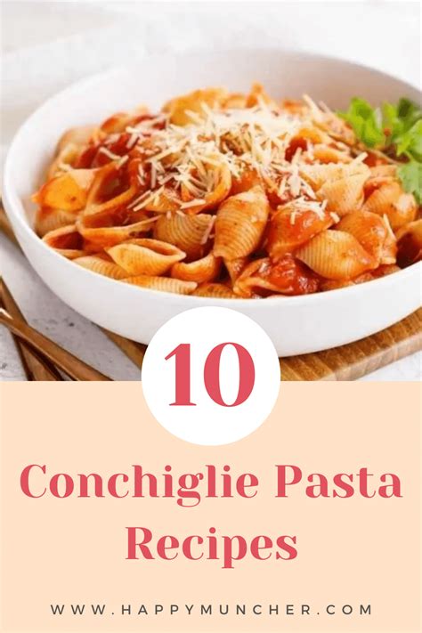 10 Conchiglie Pasta Recipes - Happy Muncher