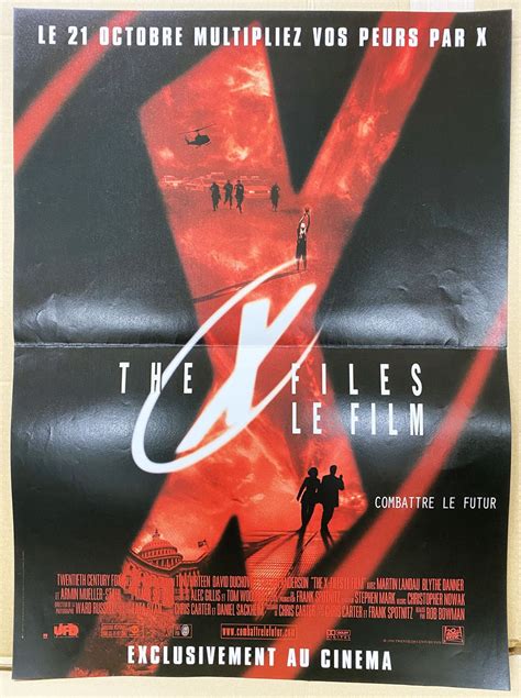 The X-Files: Fight the Future - Movie Poster 40x60cm - 20th Century Fox 1998