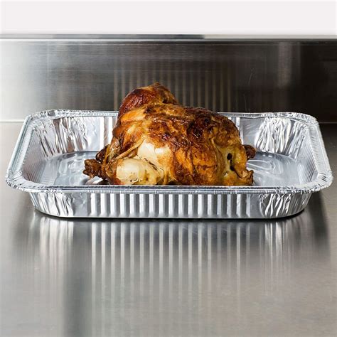 Full Size Deep Durable Disposable Aluminum Foil Steam Roaster Pans ...