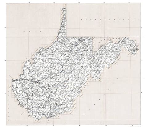 West Virginia Topographic Index Maps - WV State USGS Topo Quads :: 24k ...