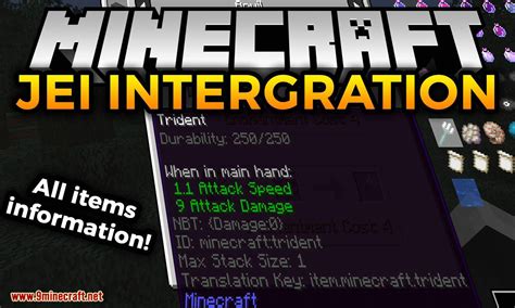 JEI Integration Mod 1.16.5/1.15.2 (View Items and Recipes) - 9Minecraft.Net