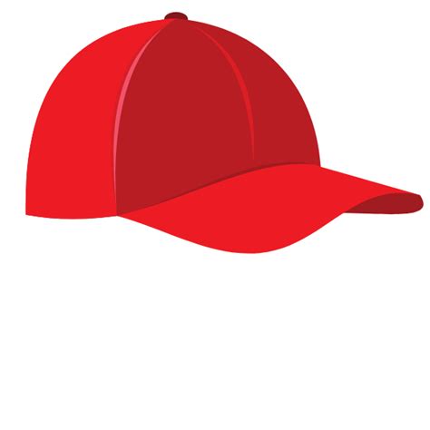 Baseball cap in red color | Free SVG
