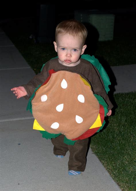 hamburger costume for baby - brown clothes for burger Baby Costumes ...