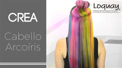 ¡Hagamos un Cabello Arcoiris! - Tutorial - YouTube