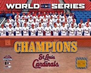 St. Louis Cardinals 2006 World Series Champions Licensed 8x10 Glossy ...