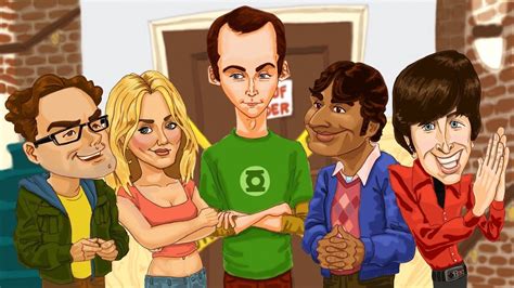 Big Bang Theory animation, The Big Bang Theory, Sheldon Cooper, Leonard Hofstadter, Penny HD ...