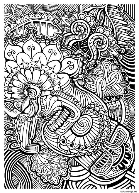 Coloriage adulte zen anti stress relax a imprimer - JeColorie.com