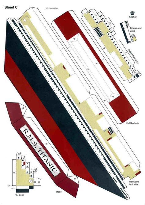 Titanic Paper Model To Print