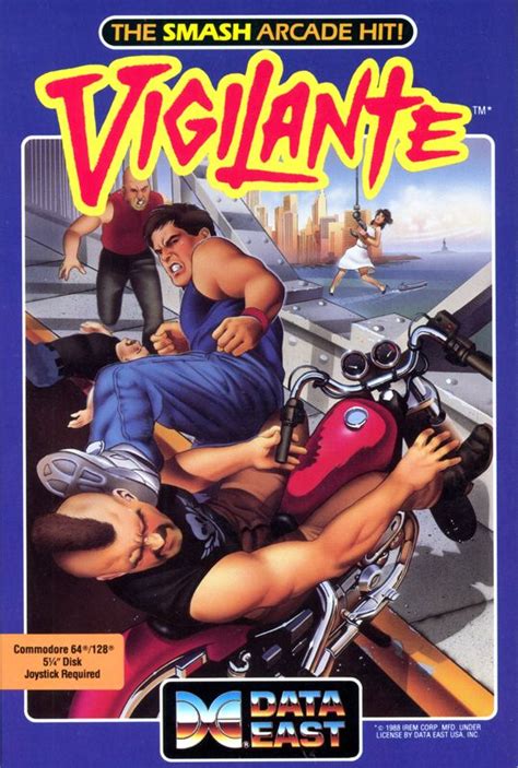 Vigilante (1988) box cover art - MobyGames