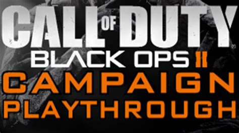 Call of Duty: Black Ops 2 CAMPAIGN OVERVIEW