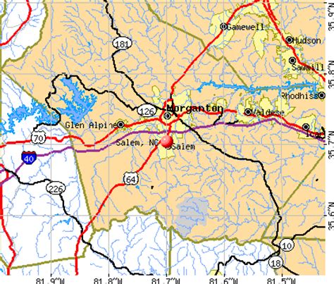 Salem, North Carolina (NC 28655) profile: population, maps, real estate, averages, homes ...