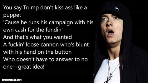 Eminem Diss track with lyrics - YouTube