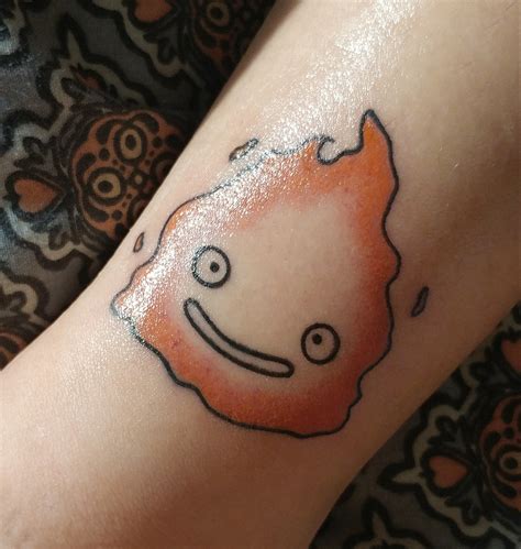 Calcifer @Mad Dog Tattoo in Bakersfield, CA : tattoos