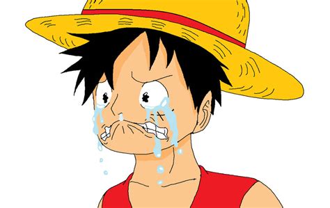 OP: Luffy Crying by XfangheartX on DeviantArt