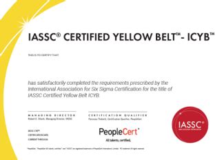 Lean Six Sigma Yellow Belt Certification | IASSC 6 Sigma Certification