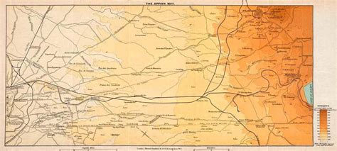 Appian way Rome map - Map of appian way Rome (Lazio - Italy)