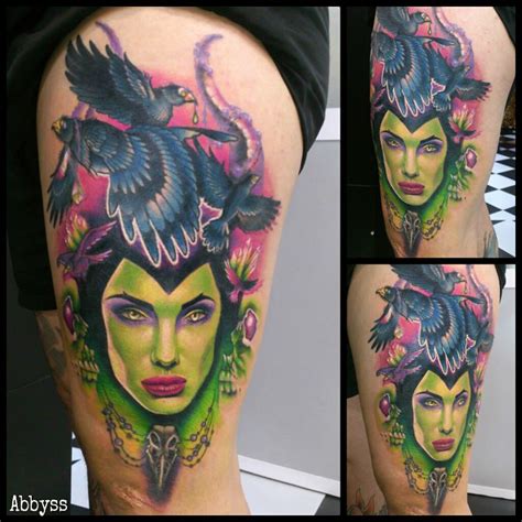 Maleficent Tattoo by Abbyss77 on DeviantArt