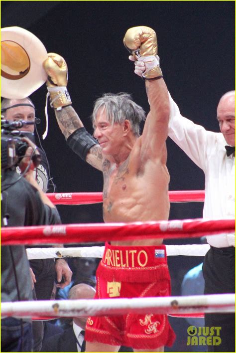 Shirtless & Ripped Mickey Rourke Wins First Boxing Match in 20 Years: Photo 3251395 | Mickey ...