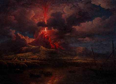 File:Vesuvius erupting at Night by William Marlow.jpg - Wikimedia Commons