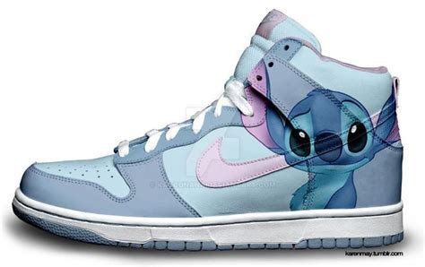 Custom Nike Dunks: Stitch by kaycunana on DeviantArt | Disney shoes ...