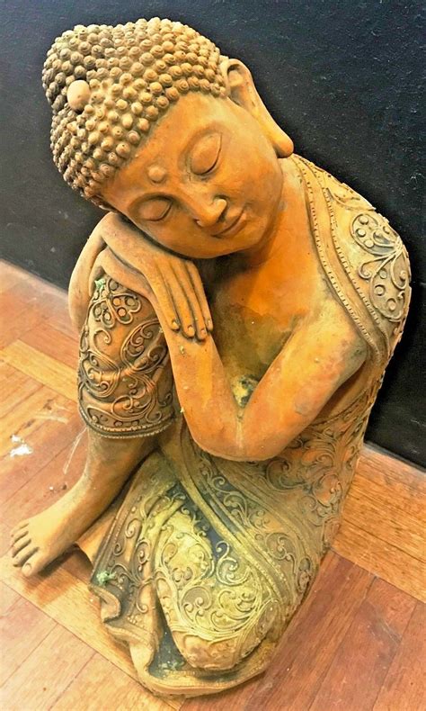 Decorative Thai Sleeping Buddha Concrete Statue | Wantirna Garden Ornaments and Pots