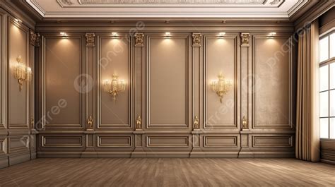 3d Rendering Of Luxurious Classic Style Interior Living Room With Brown ...
