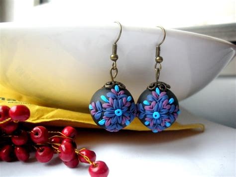 earrings made of fimo | Fimo