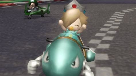 Baby Rosalina in Mario Kart Wii - YouTube