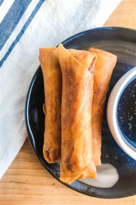 Filipino Lumpia Recipe with Lumpia Sauce - Life's Ambrosia