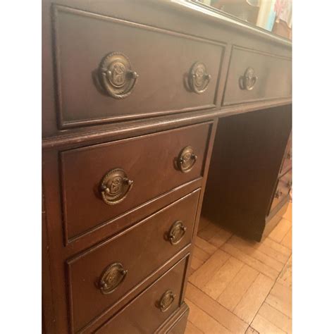 Antique Mahogany Desk - AptDeco