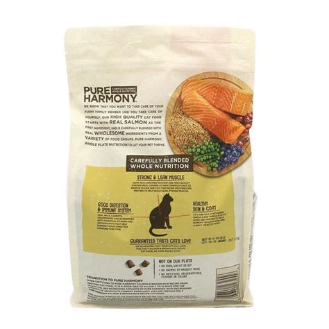 Pure Harmony Salmon & Brown Rice Recipe Dry Cat Food | Hy-Vee Aisles ...