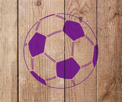 Soccer Ball Stencil - Art and Wall Stencil - Stencil Giant