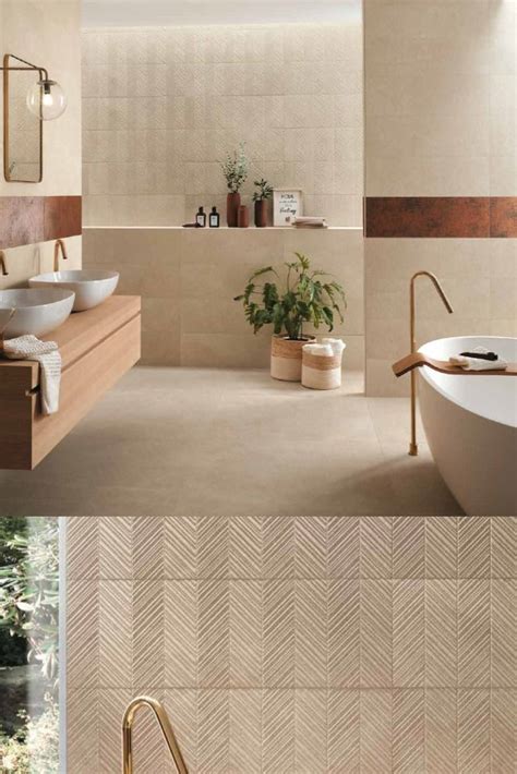 Beige Bathroom Tiles Texture - Image to u