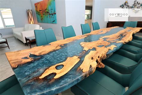 Ocean Resin Dining Table Custom Order | Etsy | Dining table, Decor ...