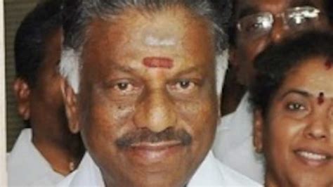 O Panneerselvam new Chief Minister of Tamil Nadu