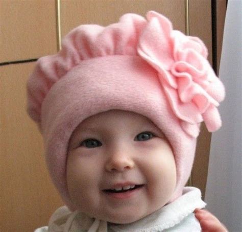 Fleece Projects, Baby Sewing Projects, Sewing For Kids, Baby Knitting Patterns, Hat Patterns To ...