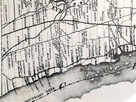 Elizabethtown Township Map of 1861-62 – Heritage Place Museum