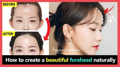 How to create a beautiful forehead, Smooth forehead, not wrinkles and ...