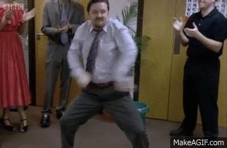 THE David Brent Dance - The Office - BBC on Make a GIF