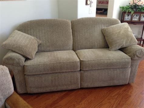 LAZY BOY DOUBLE RECLINER SOFA $250* | Sofa, Reclining sofa, Living room furniture