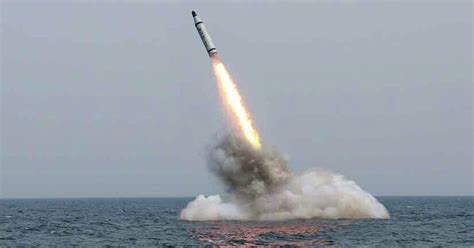 North Korea tests submarine ballistic missile