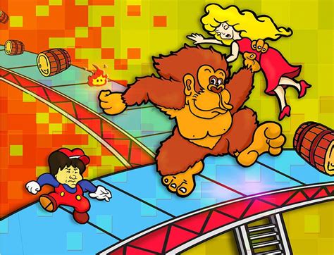 Donkey Kong Arcade Shigeru Digital Art by Ivan Florentino Ramirez