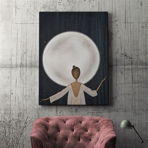 moonstruck print | Digital art prints, Canvas frame, Decor