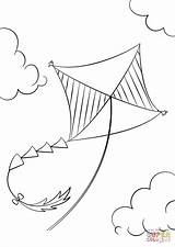 Coloring Sheet Kite At Barbara Padgett Blog sketch template