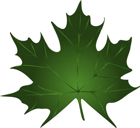 Green Maple Leaf Clip Art - ClipArt Best