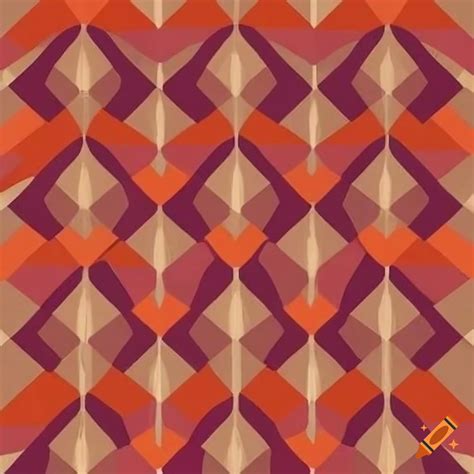 Soviet-inspired geometric gradient textile pattern