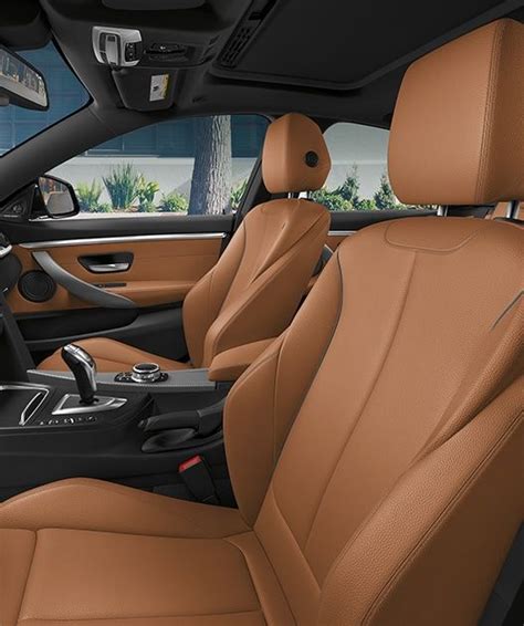 Cognac Dakota Leather seats inside the 2019 4 Series Gran Coupe | Bmw, Bmw 3 series, Bmw 4 series