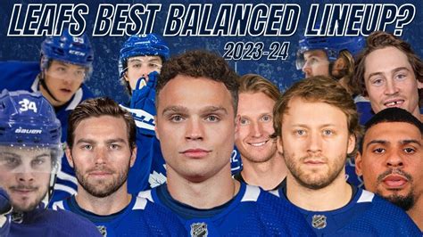 Toronto Maple Leafs BEST Balanced Lineup 2023-2024? Forwards? Power ...