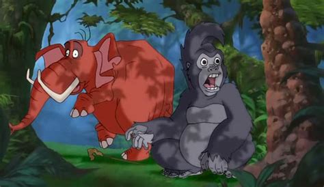 Terk and Tantor by Bandidude on DeviantArt